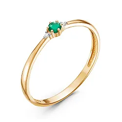 Кольцо Золото 585, Изумруд К112-4072ГТИ Кольцо Золото 585, Изумруд К112-4072ГТИ