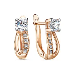 Серьги, Золото 585, Фианит 2510707 1 1 1 Серьги, Золото 585, Фианит 2510707 1 1 1