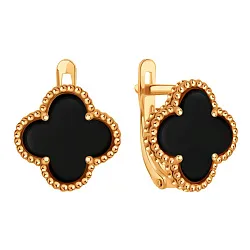 Серьги, Золото 585, Прочие вставки Т10302Г059