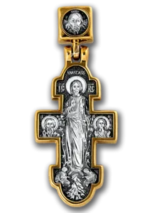 Подвеска крест, Серебро 925, 101.096 Подвеска крест, Серебро 925, 101.096