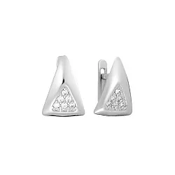 Детские серьги,  Серебро 925, Фианит с1168р