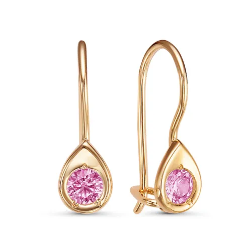 Детские серьги,  Золото 585, 1201923 Детские серьги,  Золото 585, 1201923