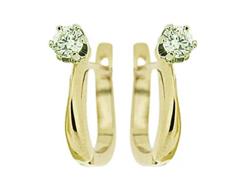 Серьги, Золото 585, 164011ю