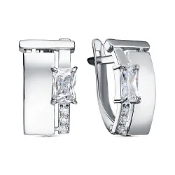 Серьги, Серебро 925, Фианит Z2-11464
