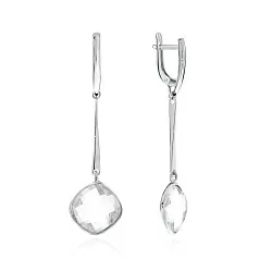 Серьги, Серебро 925, Хрусталь горный 2340522927 Серьги, Серебро 925, Хрусталь горный 2340522927