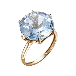 Кольцо Золото 585, Топаз К122-7018Т