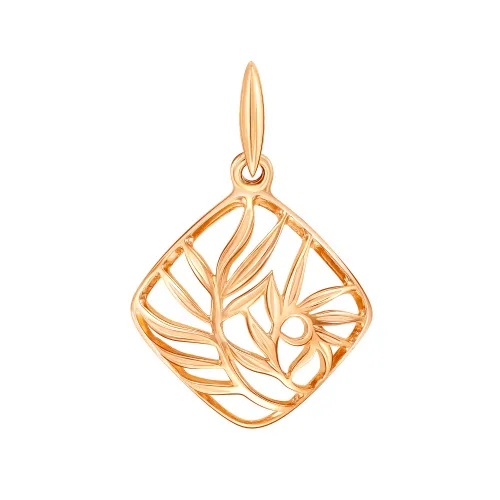 Подвеска фантазийная,  Золото 585, 00-53-0286-00
