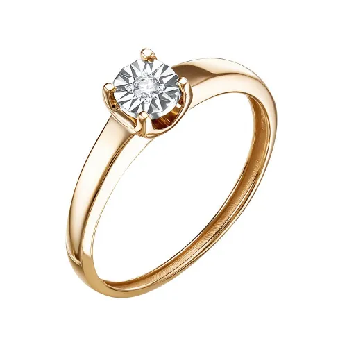 Помолвочное кольцо,  Золото 585, К113-7839