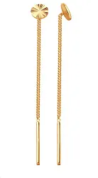 Серьги, Золото 585 Т100622890