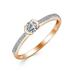 Кольцо Золото 585, Фианит 1667507 1 1 1 Кольцо Золото 585, Фианит 1667507 1 1 1