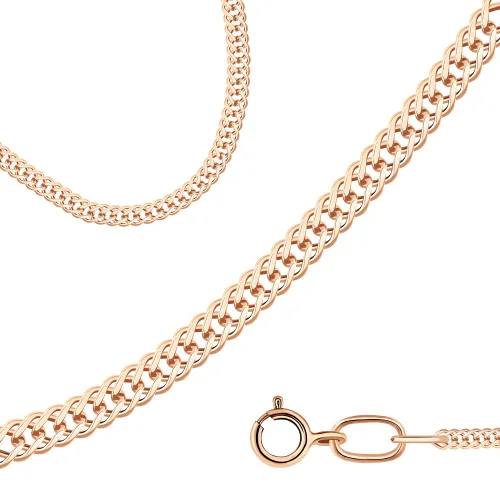 Цепочка Золото 585, плетение Ромб, 8030153-55