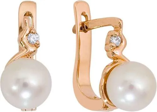 Серьги, Золото 585, 139011ю Серьги, Золото 585, 139011ю