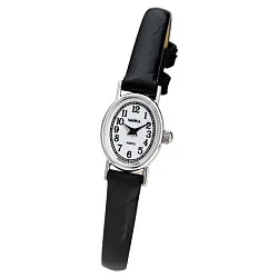 Часы,  Серебро 925, черный КЗМ 44300.150 Часы,  Серебро 925, черный КЗМ 44300.150