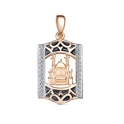 Мусульманская подвеска, Золото 585, Эмаль 3675907 1 1 13