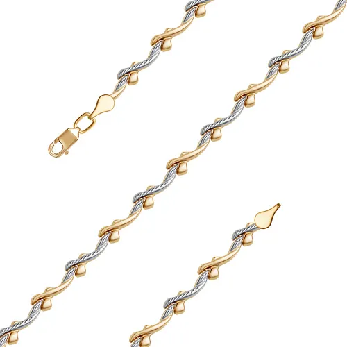 Браслет фантазийный Золото 585 
 ТАБ 58