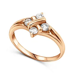 Кольцо Золото 585, Бриллиант 214211ю Кольцо Золото 585, Бриллиант 214211ю