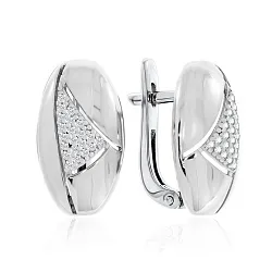 Серьги, Серебро 925, Фианит 2340201136л Серьги, Серебро 925, Фианит 2340201136л