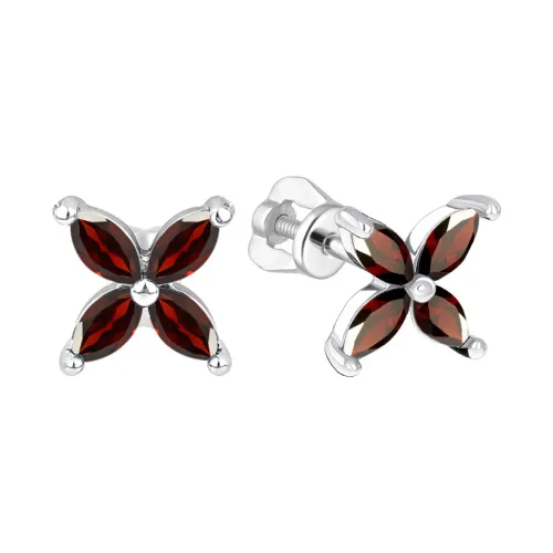 Серьги пусеты-гвоздики, Серебро 925, 2340155421