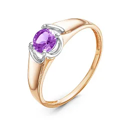 Кольцо Золото 585, Аметист 314172 Кольцо Золото 585, Аметист 314172