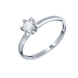 Кольцо Серебро 925, Фианит к1141р