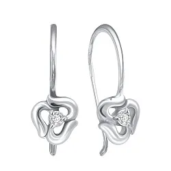 Детские серьги,  Серебро 925, Фианит 90-02-1111-00