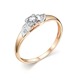 Кольцо Золото 585, Фианит 1458107 1 1 1 Кольцо Золото 585, Фианит 1458107 1 1 1