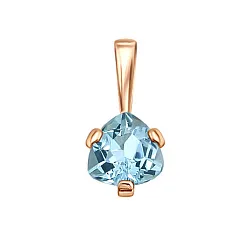 Подвеска фантазийная,  Золото 585, Топаз П120-8841Т