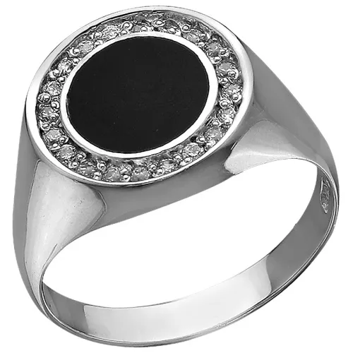 Кольцо мужское (печатка). Серебро 925, SB3R 61