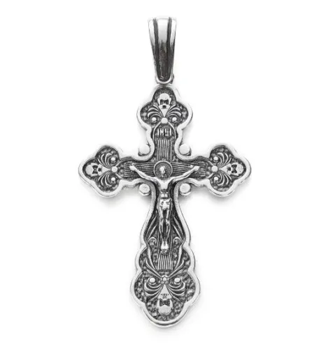 Подвеска крест, Серебро 925, 91-1