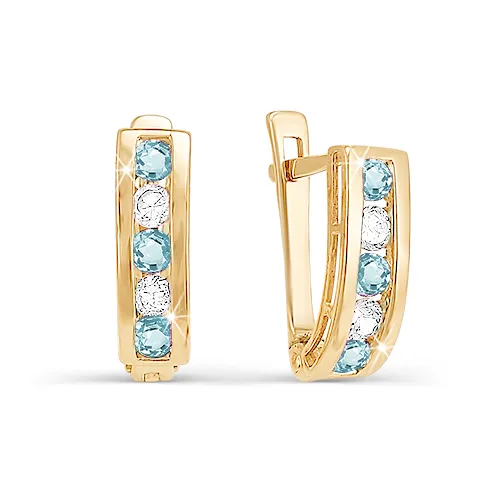 Детские серьги,  Золото 585, 128891 Детские серьги,  Золото 585, 128891