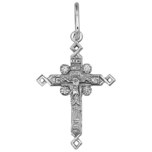 Подвеска крест, Серебро 925, KP 84-1 Подвеска крест, Серебро 925, KP 84-1