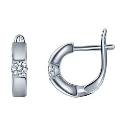 Серьги, Серебро 925, Фианит LLE 538