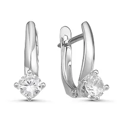 Серьги, Золото 585, Фианит б126528