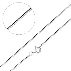 Цепочка Серебро 925, плетение Снейк ТКр 25  Цепочка Серебро 925, плетение Снейк ТКр 25