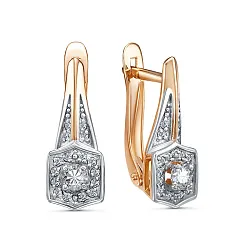 Серьги, Золото 585, Фианит 2533207 1 1 1 Серьги, Золото 585, Фианит 2533207 1 1 1