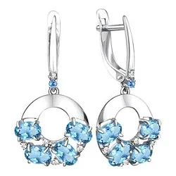 Серьги, Серебро 925, Фианит 90-02-8102-02