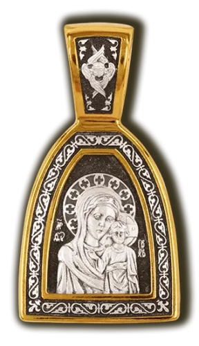 Иконка нательная,  Серебро 925, 08027