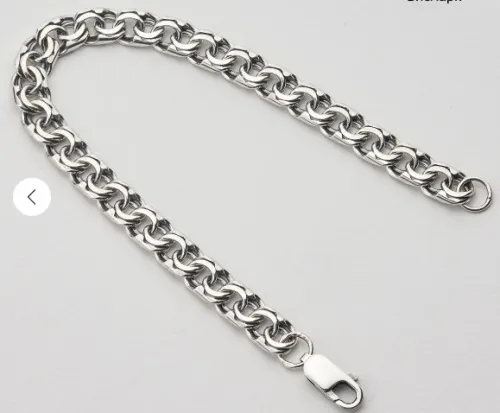 Цепочка Серебро 925, плетение Бисмарк, 3055