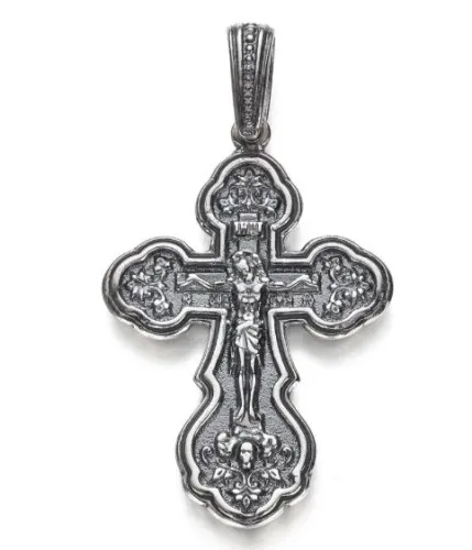 Подвеска крест, Серебро 925, 60