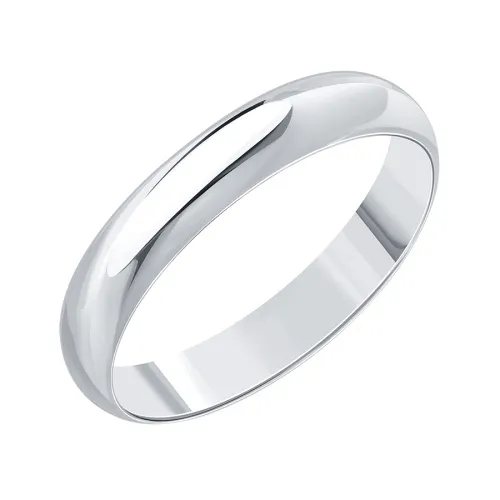 Обручальное кольцо,  Серебро 925,  К-5-4нср Обручальное кольцо,  Серебро 925,  К-5-4нср