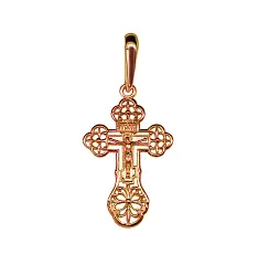 Подвеска крест, Золото 585 вп-1476