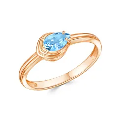 Кольцо Золото 585, Топаз 02-51-0533-14