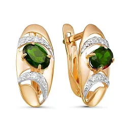 Серьги, Золото 585, Кварц 2353708 1 11 1 Серьги, Золото 585, Кварц 2353708 1 11 1