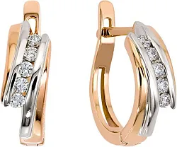 Серьги, Золото 585, Бриллиант 162311ю