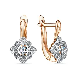 Серьги, Золото 585, Фианит 2534307 1 1 1 Серьги, Золото 585, Фианит 2534307 1 1 1
