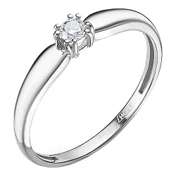 Помолвочное кольцо,  Золото 585, Бриллиант К0920-220