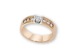 Кольцо Золото 585, Бриллиант 702311ю Кольцо Золото 585, Бриллиант 702311ю