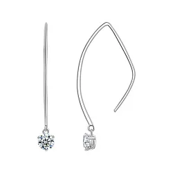 Серьги, Серебро 925, Фианит MCE 14 Серьги, Серебро 925, Фианит MCE 14