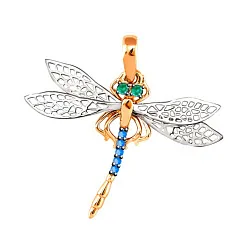 Подвеска фантазийная,  Золото 585, Фианит 3278107 1 32 11 Подвеска фантазийная,  Золото 585, Фианит 3278107 1 32 11