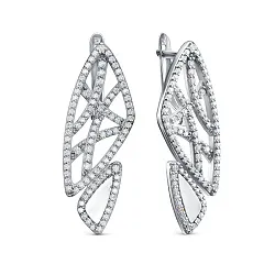 Серьги, Серебро 925, Фианит Z2-11161